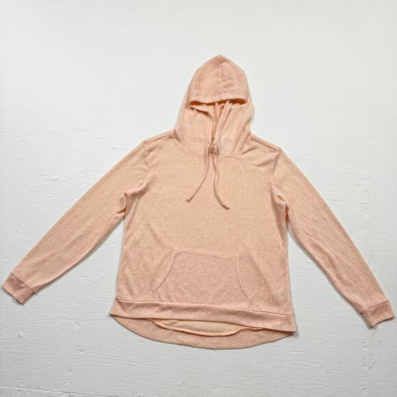 Weatherproof Vintage Light Peach Sheer Hoodie, Size Small - Picture 1 of 7